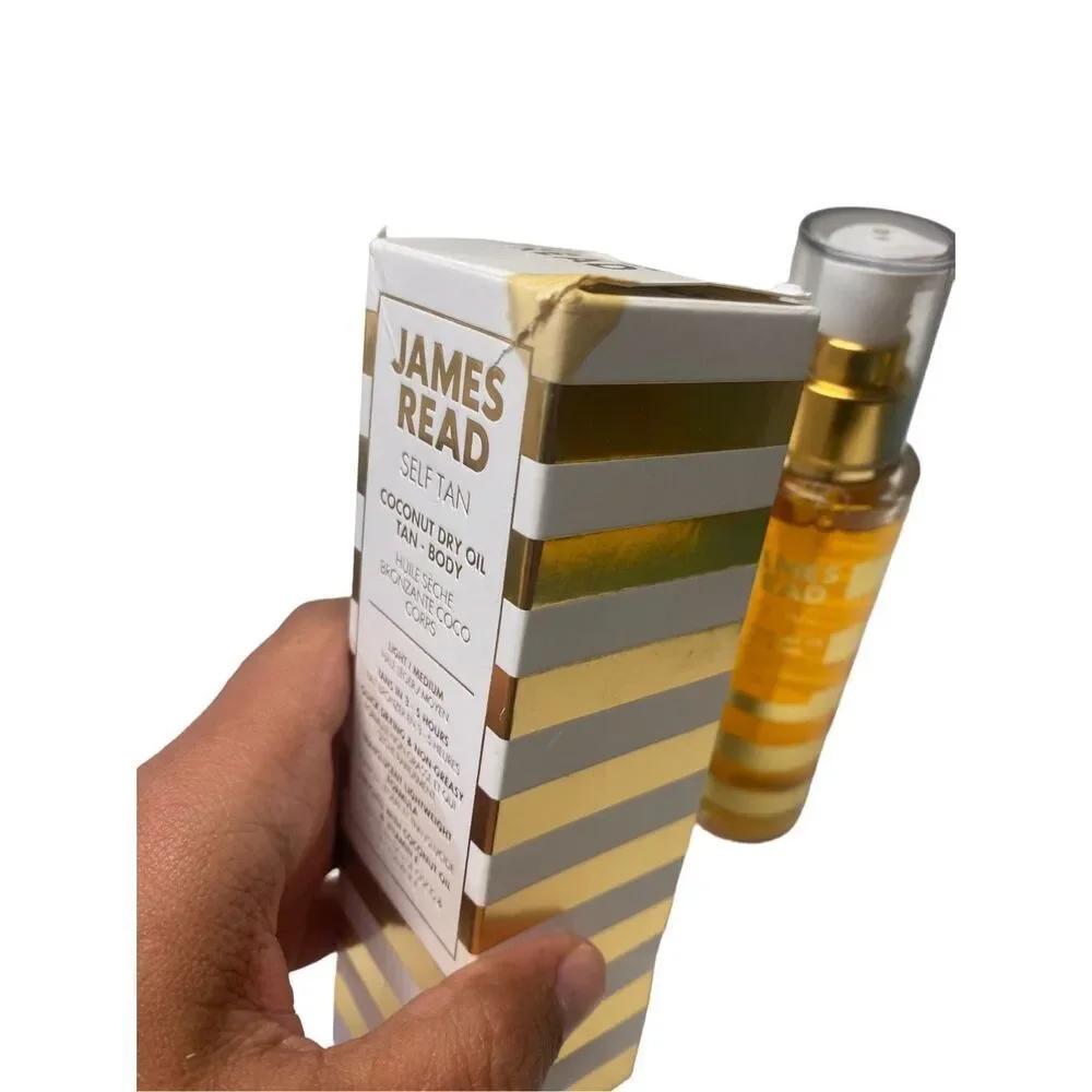 James Read Tan Coconut‎ Dry Oil Tan Face & Body 3.3oz Damaged